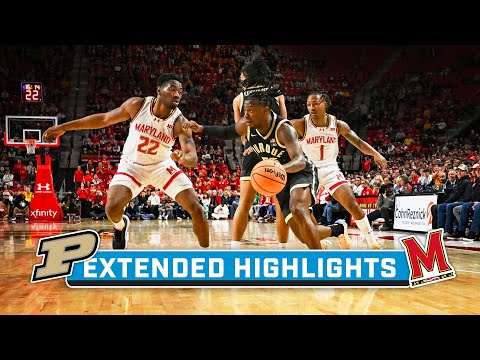 Purdue at Maryland | Extended Highlights | Big Ten Men's Basketball | Jan. 2, 2024