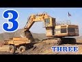 Excavators Dump Trucks Teaching Numbers 1 To 10 Learning To Count For Kids