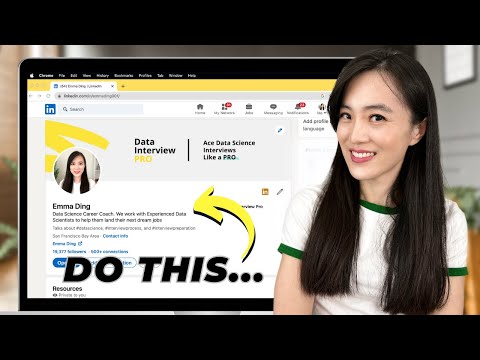 How to Make a Great LinkedIn Profile for Data Scientists - YouTube