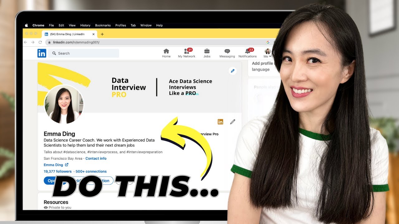 How to Make a Great LinkedIn Profile for Data Scientists - YouTube