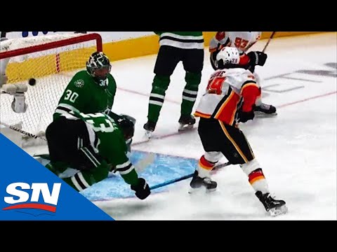 Dillon Dube Scores 19 Seconds Into Game 2 For Flames Against Stars