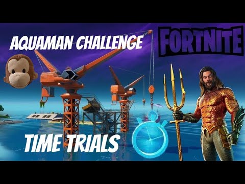 Complete Swimming Trial at Dirty Docks (Aquaman Challenge) + Staring Contest - Fortnite [HBoyzFilms]