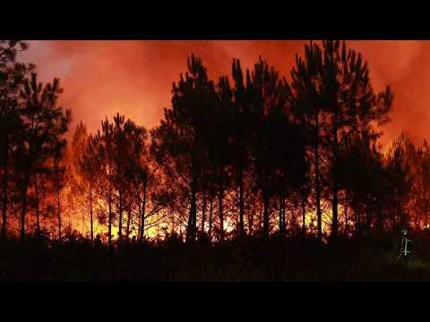 Live: Wildfires rage across southwestern Europe as heatwave returns