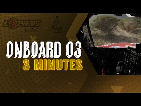 3 minutes LOPRAIS onboard | DAKAR 2023 - STAGE 2