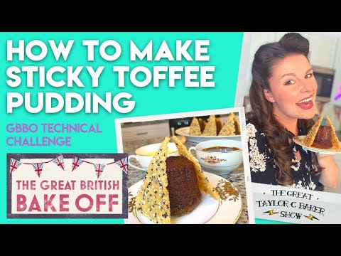 The Great British Bake Off | Prue Leith's Sticky Toffee Pudding | GBBO Technical Challenge