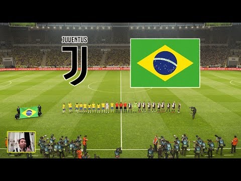 PES 2019 | FC Juventus vs Brazil | Full Match | All Goals HD | Gameplay PC