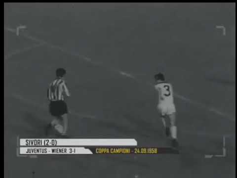 Omar Sivori (Juventus) - 24/09/1958 - Juventus 3x1 Wiener-AUT - 3 gols