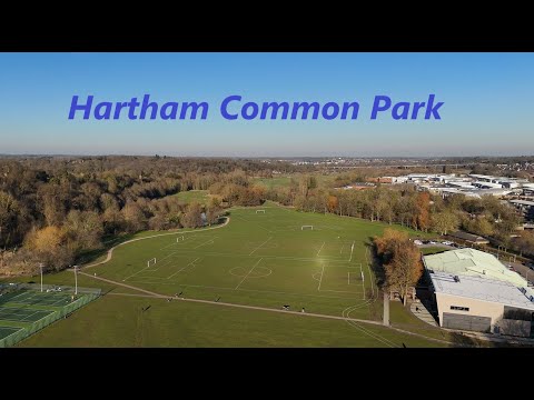 Hertford Hartham Common Park 4K Drone Footage | DJI Mini 4 Pro