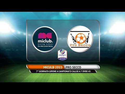 CAMPIONATO C7 OVER 45 - Miclub 2015 vs Pro Secco
