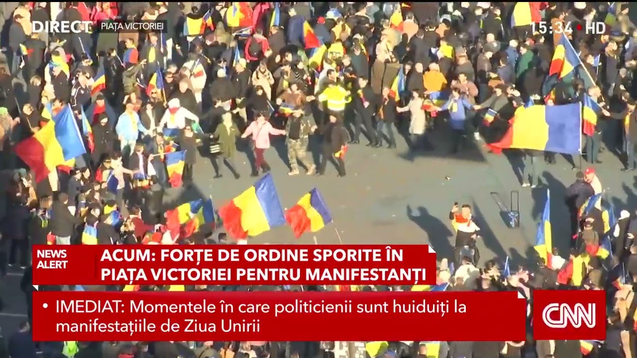 Susținătorii lui Călin Georgescu au blocat bulevardele din Capitală