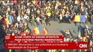 Susținătorii lui Călin Georgescu au blocat bulevardele din Capitală