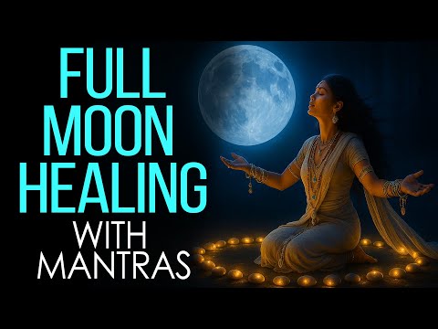 POWERFUL MANTRAS to Heal on the Full Moon 🌕 A Ritual to Close Cycles and Be Reborn ✨