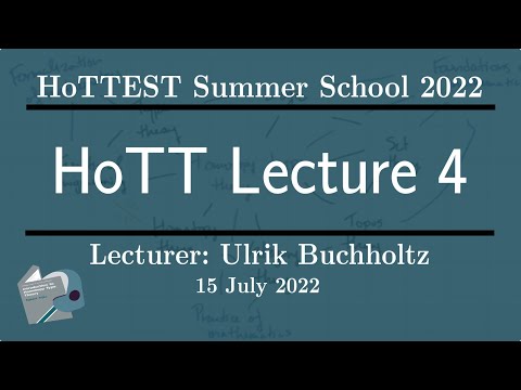 HoTT Lecture 4: Universes -- HoTTEST Summer School 2022