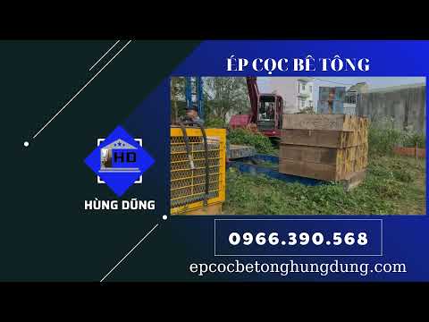 Ép cọc bê tông trọn gói 