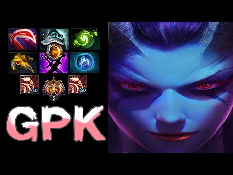 GPK Immortal [Queen Of Pain] With Refresher Orb Insane Gameplay - Dota2 : Hero Chase #dota2