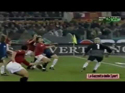 Serie A 2000-2001, day 21 Roma - Inter 3-2 (2 Vieri, M.Assunçao, 2 Montella)