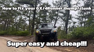 How to fix a CLUNK noise in your Toyota AND Lexus SUV!!