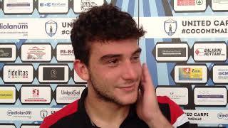 VIDEO. CARPI: IL COMMENTO DELL’ATTACCANTE DAVIDE VILLA DOPO IL TEST CON IL CASTELFRANCO