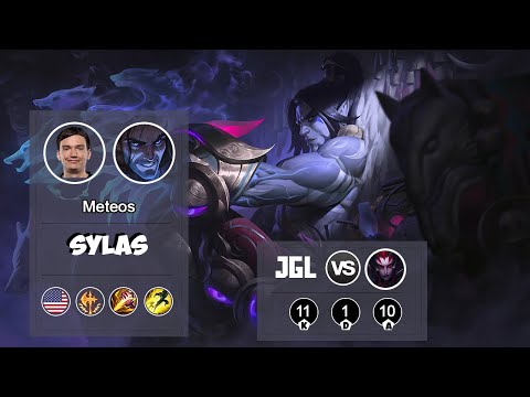METEOS FASTEST SYLAS JUNGLE vs ELISE | LOL | S9 NA Grandmaster - Full Gameplay