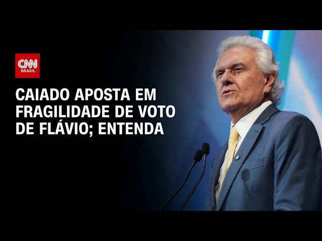 Caiado aposta em fragilidade de voto de Flávio Bolsonaro; veja análise | CNN PRIME TIME