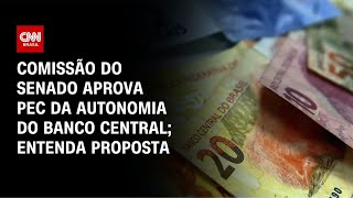Vídeo: CCJ do Senado aprova autonomia do BC; entenda o que pode mudar | BASTIDORES CNN