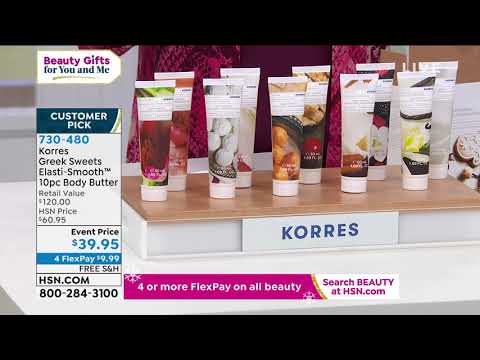 Korres
Griechische Süßigkeiten ElastiSmooth 10-teiliges Körperbutter-Set