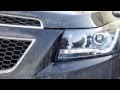 Обзор фар для Chevrolet Cruze 2 Angel Eyes Audi style ...