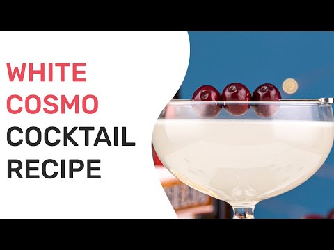 Winter White Cosmopolitan Cocktail Recipe