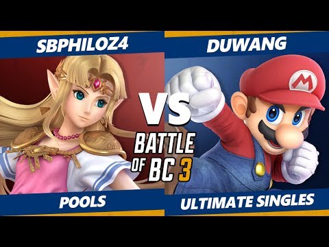 Smash Ultimate Tournament - SBPhiloz4 (Zelda) Vs. Duwang (Mario) BoBC3 SSBU Pools