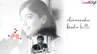 Whatsapp status: Song Dear Comrade Tamil Nee Neeli Kannullona Lyrical Song Vijay Deverakonda Rashm