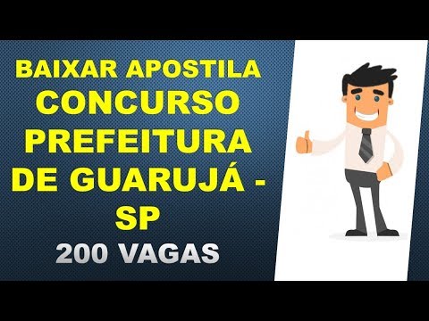 BAIXAR Apostila Concurso Prefeitura de Guarujá - SP