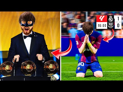 مهنة لاعب لو حققت المهمة بفوز بالكرة الذهبية الثالثة فيفا 24 fc