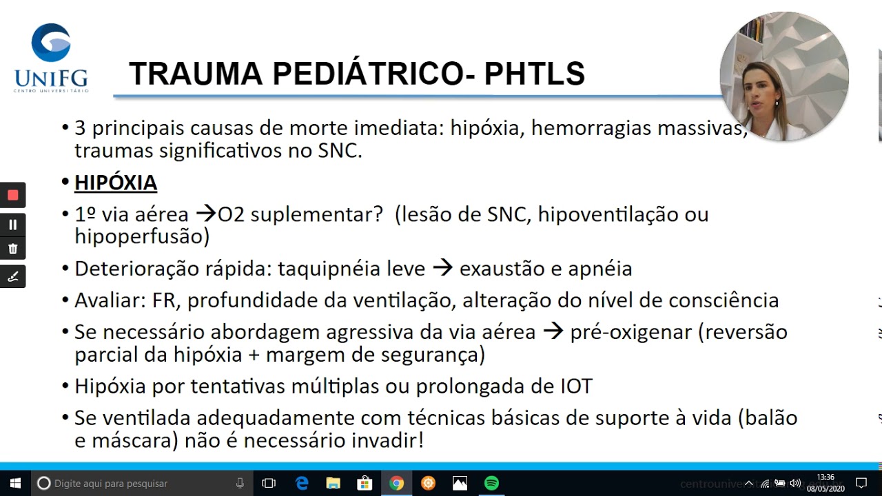 Trauma Pediátrico   PHTLS