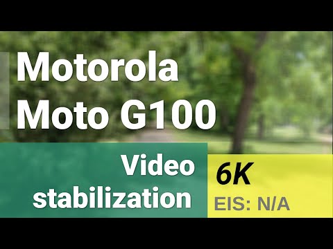 6K 3384p 30fps (main camera, EIS N/A) - Motorola Moto G100 video stabilization sample