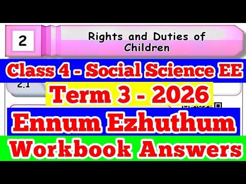 EE 4th standard Social Science Term-3 unit-2 Rights and duties of children workbook answers EE