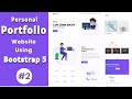 Responsive Portfolio Website Using Bootstrap 5 Complete Responsive Personal Portfolio Website 2