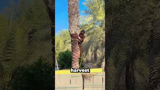 🌴 Giant Date Palm Tree Cleaning – The Toughest Job Ever!