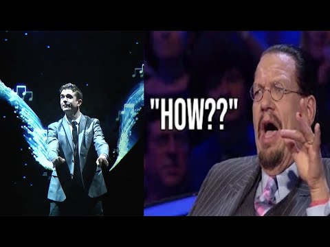Penn & Teller SHOCKED by visual act!  Adam Trent