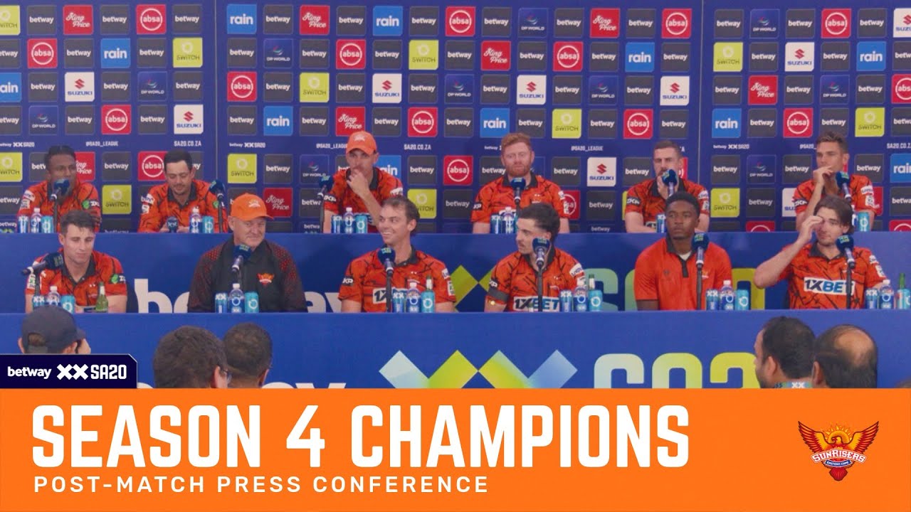 Sunrisers Eastern Cape Champions Post-Match Presser | Season 4 Final - PCvSEC