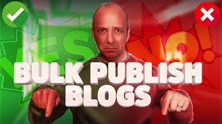 Affiliate Marketing vs  Bulk Content Blogging?
