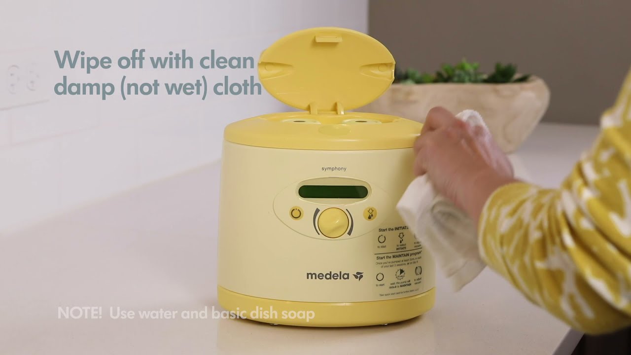 How to clean your Symphony® Breast Pump and Set 