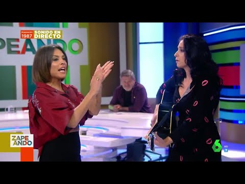 Lorena Castell y María Peláe se meten en la piel de Lola Flores - Zapeando