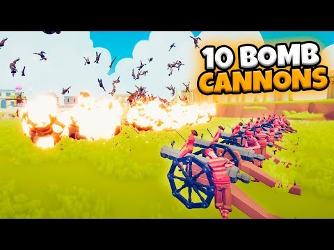 BOMB CANNON NEW SECRET UNIT VS EVERY FACTION | TABS PIRATE UPDATE
