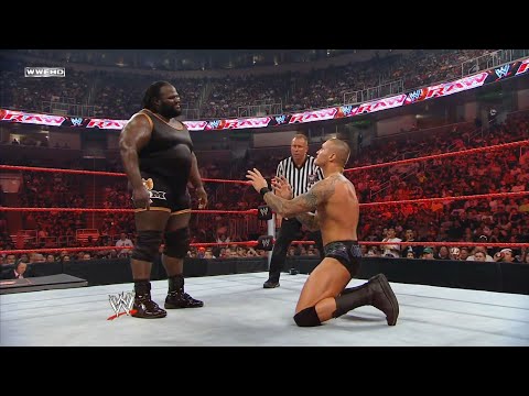 Randy Orton vs Evan Bourne, Jack Swagger & Mark Henry — 3 on 1 Gauntlet Match: WWE Raw 2009 HD (2/2)
