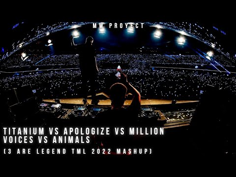 Titanium vs Apologize vs Million Voices vs Animals (3 Are Legend TML 2022 Mashup)