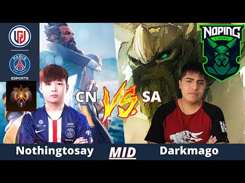 NothingToSay VS Darkmago -Mid - Kunkka Vs Tiny - Practice mode for Animajor