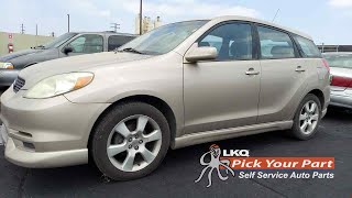 Rialto LKQ Pick a Part Matrix junk yard parts hunt 6/8/21 (Hatch cover, Lexus Horns)