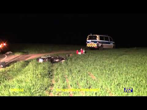 Motorradunfall Fahrer tödlich verletzt bei Winnweiler    Kreuznach112 de ☆MDRCCT☆ Accident