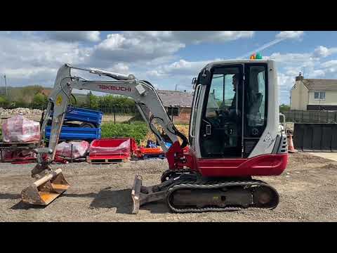 Lot 26: 2013 Takeuchi TB 228 Compact Excavator