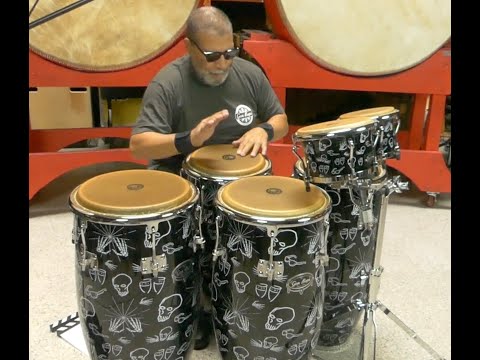 Gon Bops Three set Quinto,Conga,Tumba. Lenny Castro Signature Series Congas image 4